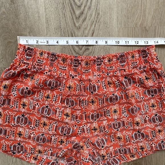 Madewell Tribal Printed Smocked Waist Shorts, Women’s Medium - Picture 6 of 9